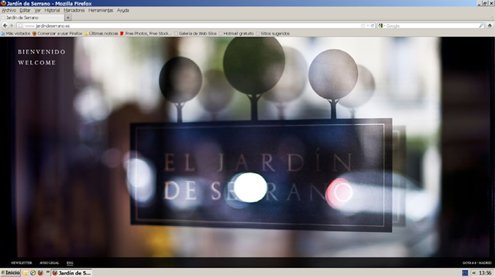 Página Web Del Jardín De Serrano 
