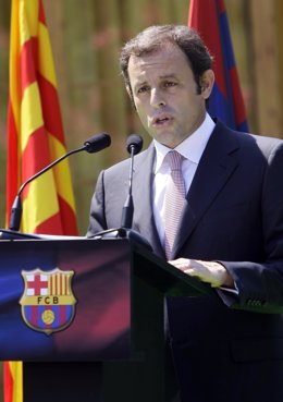 Sandro Rosell , Presidente Del Barcelona
