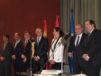 Herrera aboga por reforzar la colaboración y coordinación con el Gobierno desde el "esfuerzo compartido" por el progreso