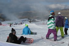 Esquiadores En Sierra Nevada