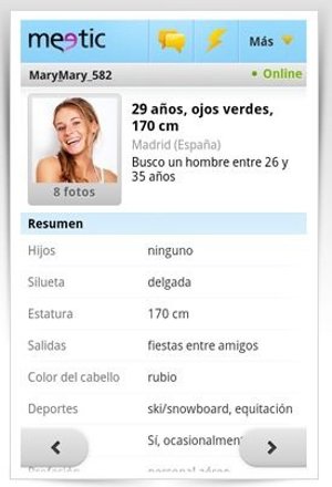 Aplicación De Meetic Para Android