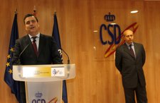 Miguel Cardenal, Presidente Del CSD Y Jose Ignacio Wert, Ministro De Deportes
