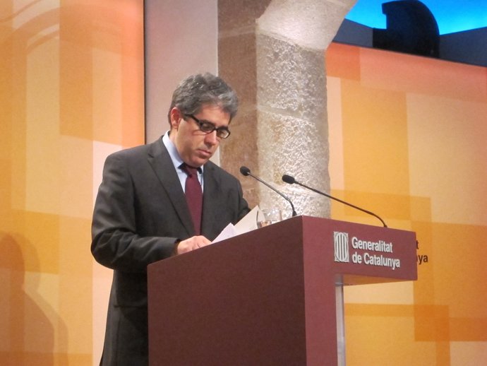 El Portavoz Del Govern, Francesc Homs