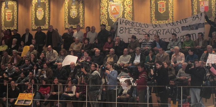 Vecinos De El Burgo, En La Sesión Plenaria