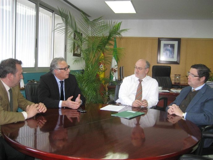 El Delegado De La Junta En Huelva, Manuel Alfonso Jiménez.