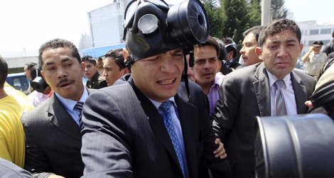 El presidente Correa tras ser atacado por policias amotinados