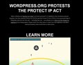 Protesta Ley SOPA Wordpress