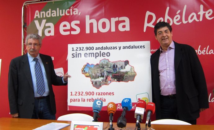 Diego Valderas Y Juan Vicente Acuña, Hoy En Rueda De Prensa