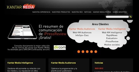 Página Web Kantar Media