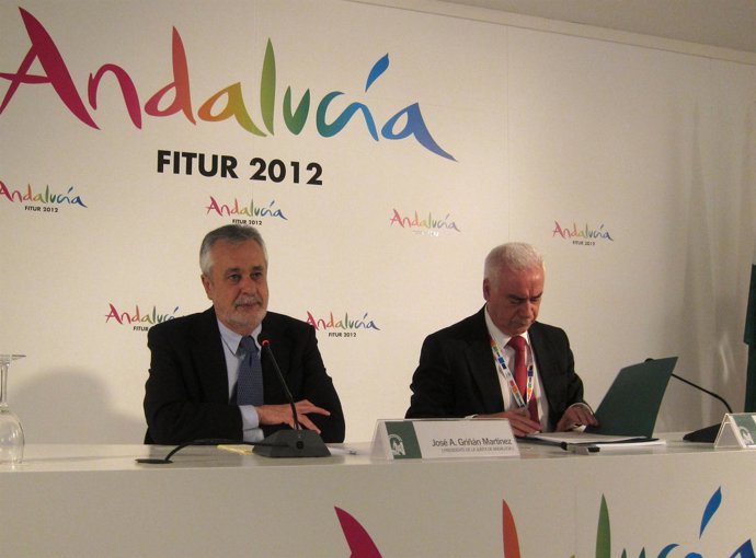 Griñán Y Alonso En Rueda De Prensa En Fitur