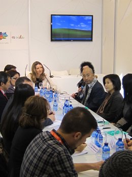 García En Su Encuentro Con Turoperadores Japoneses