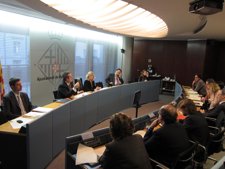 Comisión Con J.Martí (Ciu), J.Forn (Ciu), B.Pajares (PP) Y J.Ciurana (Ciu)