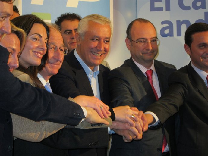 Junta Directiva Del PP De Almería, Con Arenas