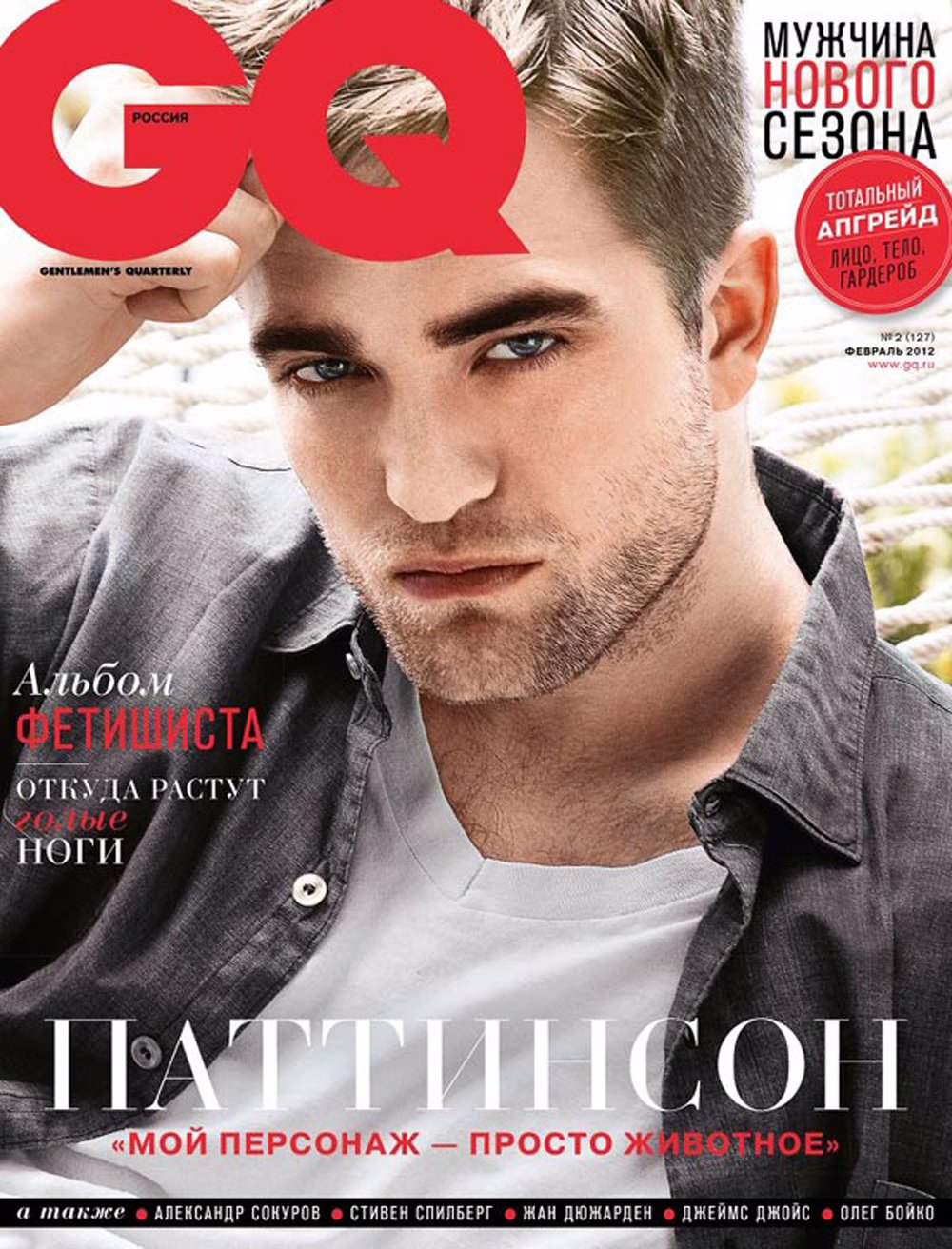 Robert Pattinson En La Portada De 'GQ' Rusia 