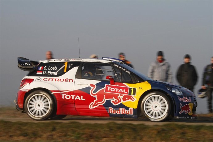 El Piloto Francés Sebastien Loeb En El Rally De Montecarlo