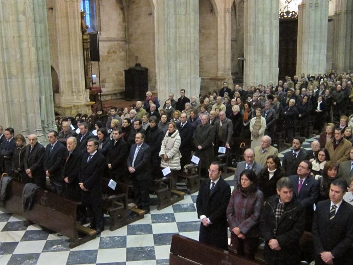 Misa Del PP De Asturias En Homenaje A Manuel Fraga