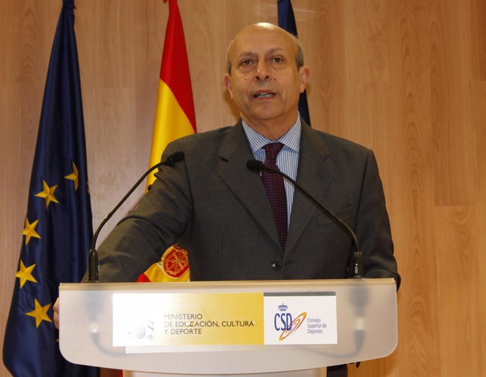 José Ignacio Wert, Ministro De Deportes
