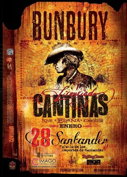 Cartel Del Concierto De Bunbury En Santander