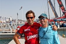 Vela VOR  Iker Martínez (Team Telefonica) Y Chuny Bermúdez (CAMPER) 