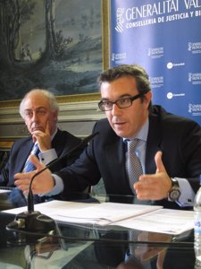 El Secretario Autonómico De Justicia, Antonio Gastaldi, En Rueda De Prensa.