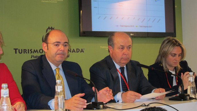 El Presidente De La Diputación De Granada Y El Alcalde, Hoy En Fitur