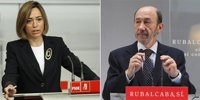PSOE.- Rubalcaba y Chacón coinciden en ofrecer un puesto fijo en la Ejecutiva Federal a los militantes del exterior