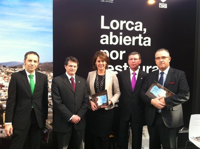 Sánchez De Muniáin, Jodar, Barcina, Montiel Y Maya, En El Stand De Lorca. 