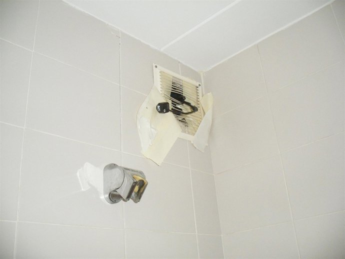 Webcam En Una Ducha De Un Hotel