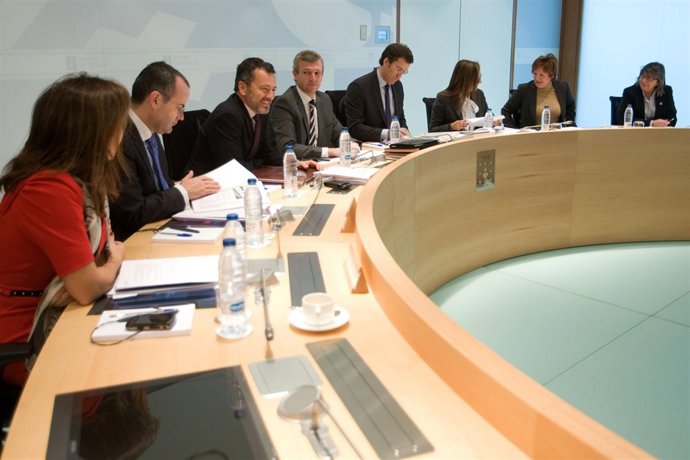 Alberto Núñez Feijóo Preside La Reunión Semanal Del Consello De La Xunta