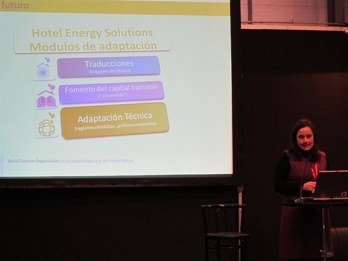 Claudia Lisboa, Responsable De La Nueva Herramienta Eficiente De La OMT