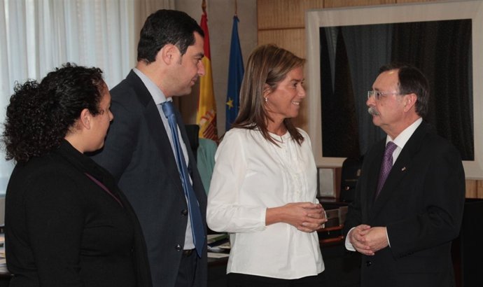 Mato, Con El Presidente De Ceuta, Juan Jesús Vivas