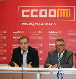 José María Martínez Y José Miguel Mandingorra, De Comfia CCOO.