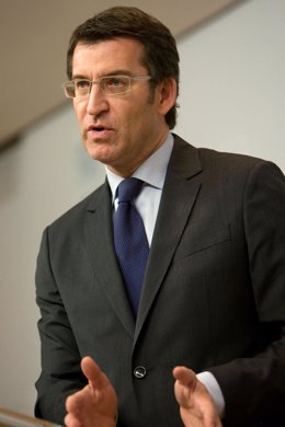 El Presidente De La Xunta, Alberto Núñez Feijóo, Tras El Consello