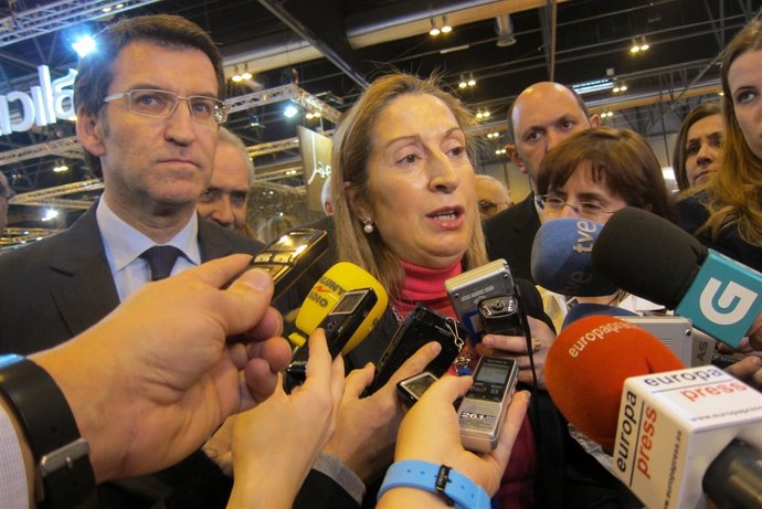 La Ministra Ana Pastor Y El Presidente Gallego, Albertó Núñez Feijóo