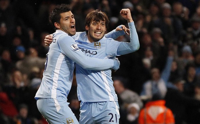 Silva Y Agüero, Con El Manchester City