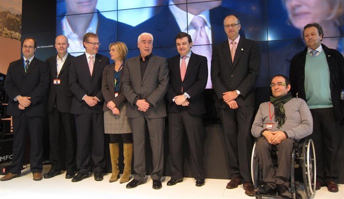 Alonso En El Acto De La Comunidad Turística En Fitur