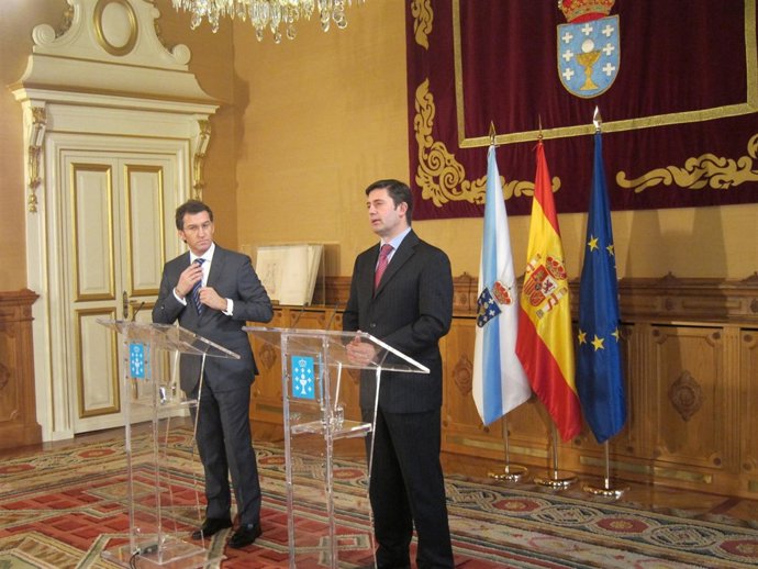 Feijóo Y Juárez Despachan En Raxoi