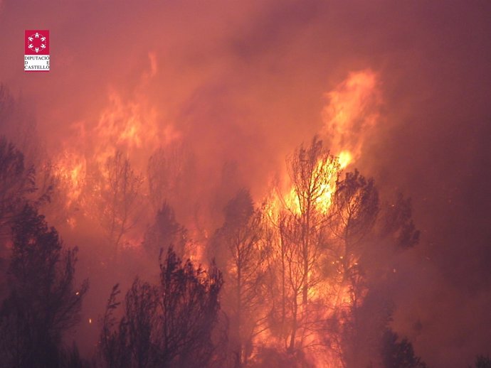 Incendio En La Sierra De Irta