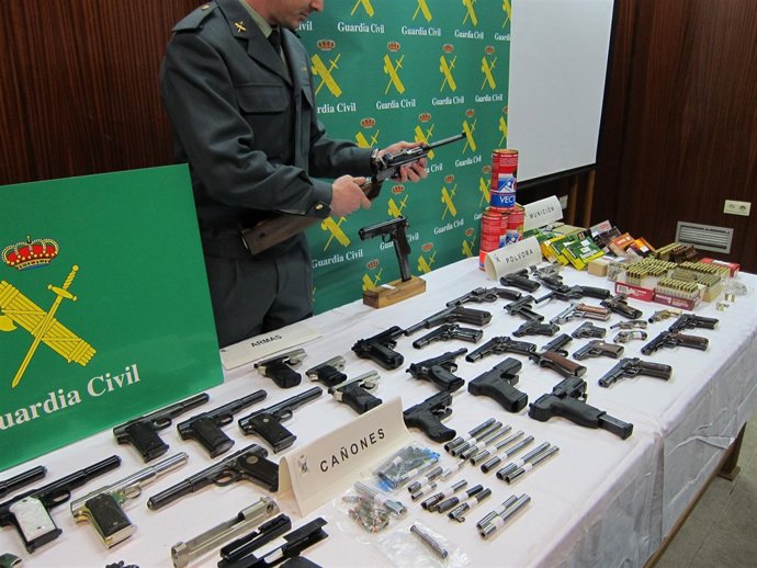 Armas Decomisadas En La Operación 'Troya'
