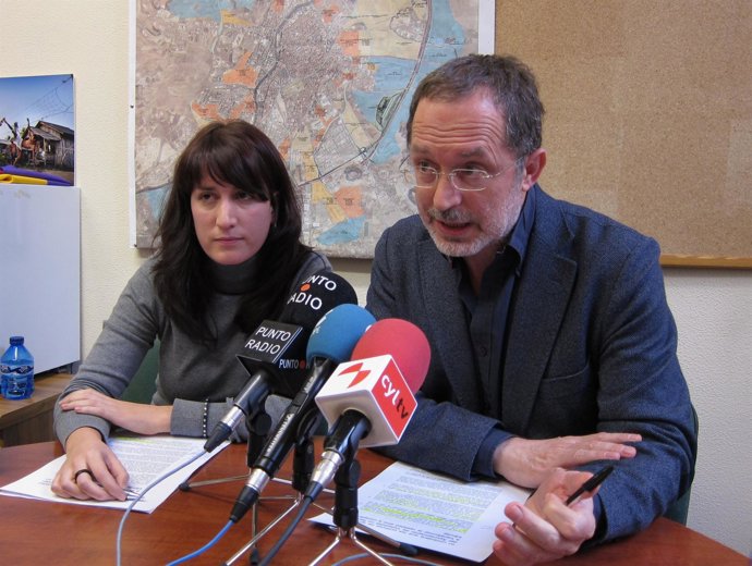 Los Concejales De IU En Valladolid, María Sánchez Y Manuel Saravia