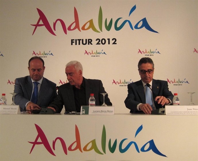 Manuel Barón, Luciano Alonso Y Juan Pérez En Fitur