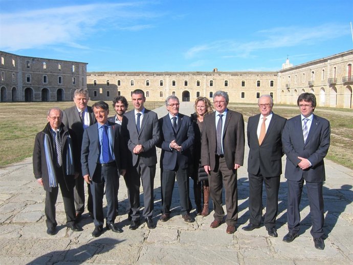 Cumbre De Ciudades Por La Alta Velocidad, En Figueres