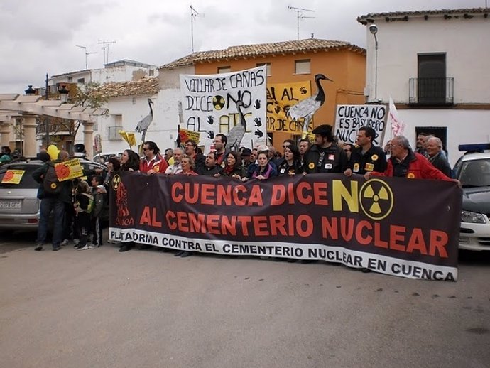 Manifestación Plataforma Anti ATC Cuenca, Villar De Cañas