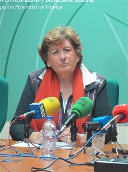 La Delegada Para La Igualdad Y Bienestar Social En Huelva, Guadalupe Ruiz.