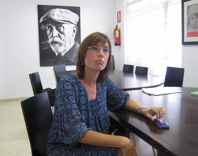 La Portavoz Del PSOE En El Ayuntamiento, María Gámez