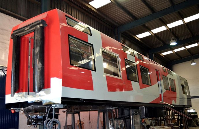 Una De Las Piezas De Los Trenes Enviadas A Ecuador Este Sábado