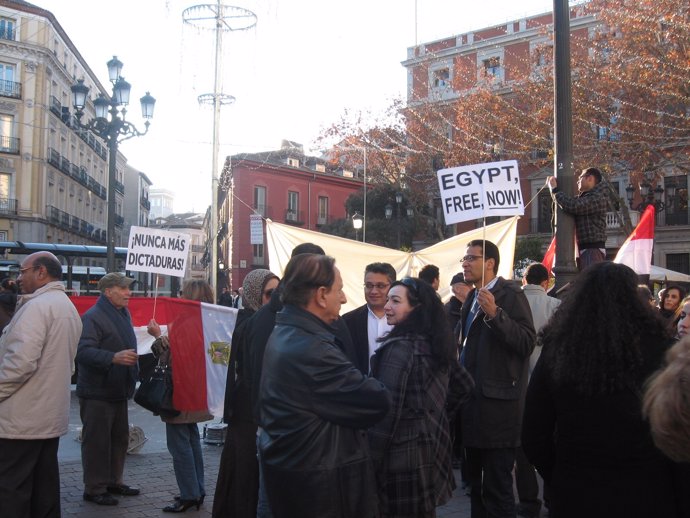 Manifestación Egipcios Madrid