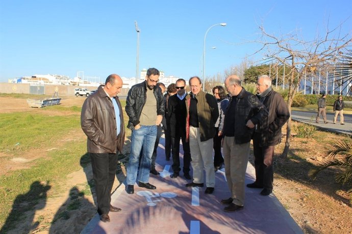 Díaz Trillo Visita El Carril Bici De Ayamonte