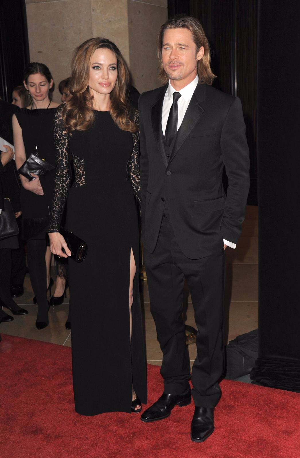  Angelina Jolie And Actor Brad Pitt Arri