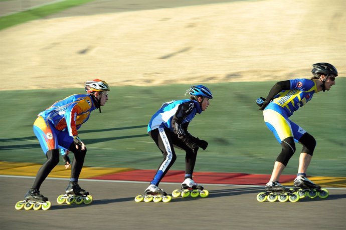 Patinadores En La Invernal En Motorland